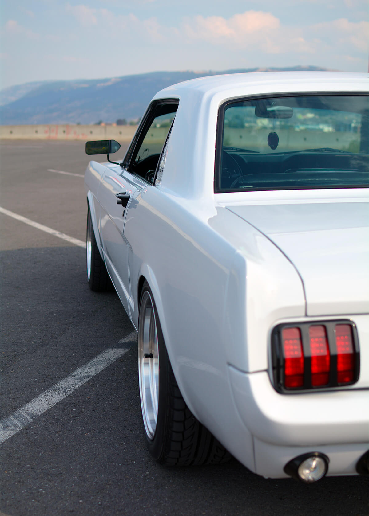 1966 Ford Mustang on American Racing Torque Thrust 2 rims