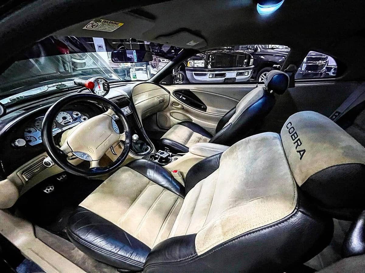 Ford Mustang Cobra With beige and black interior