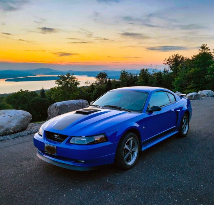 For Sale: Blue 2003 Ford Mustang Mach 1 Perfect Find for a New Edge Fan
