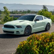 Clean 2014 Ford Mustang GT in Eye-Catching Pistachio Wrap