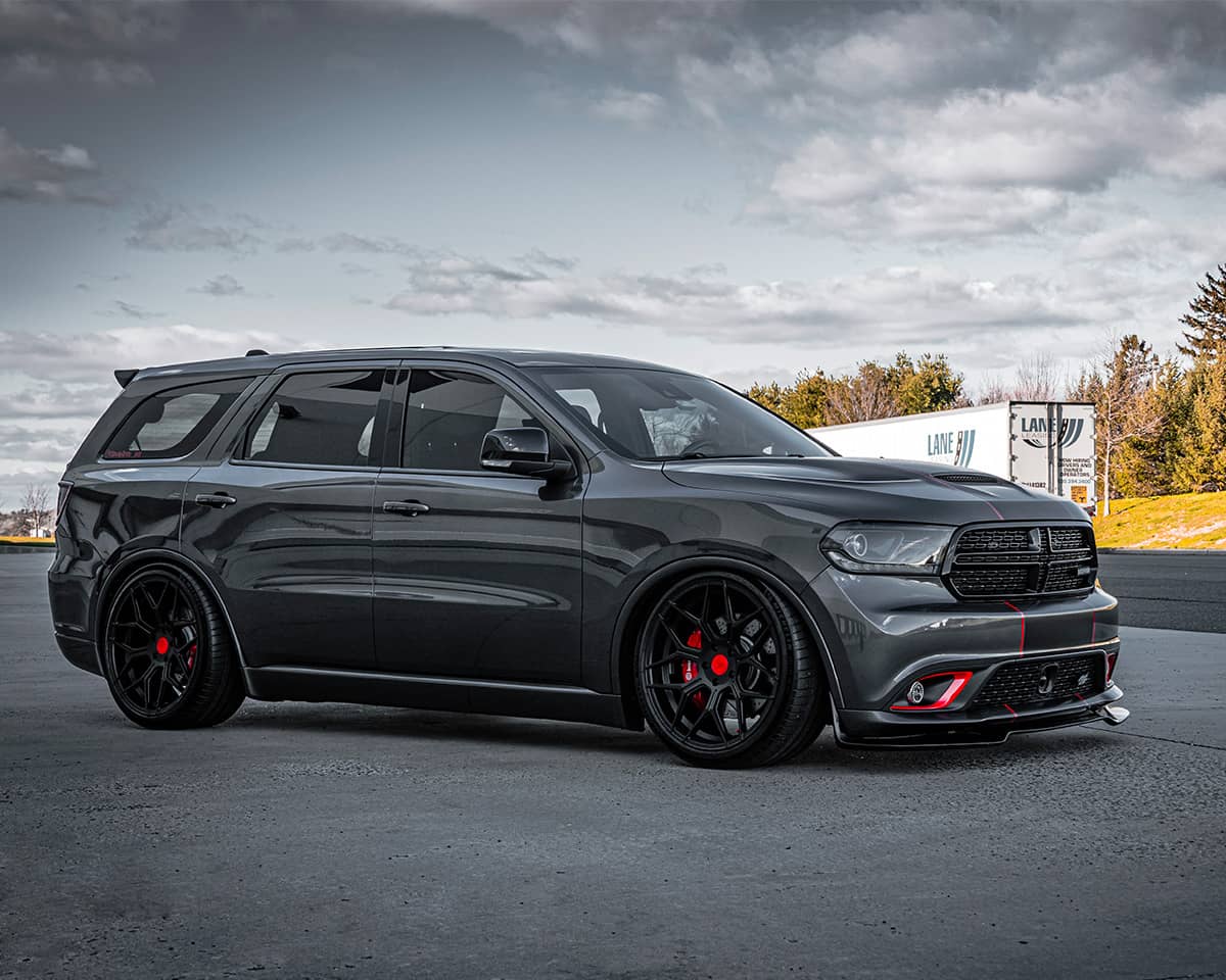 2016 Dodge Durango R/T on black wheels with red center caps
