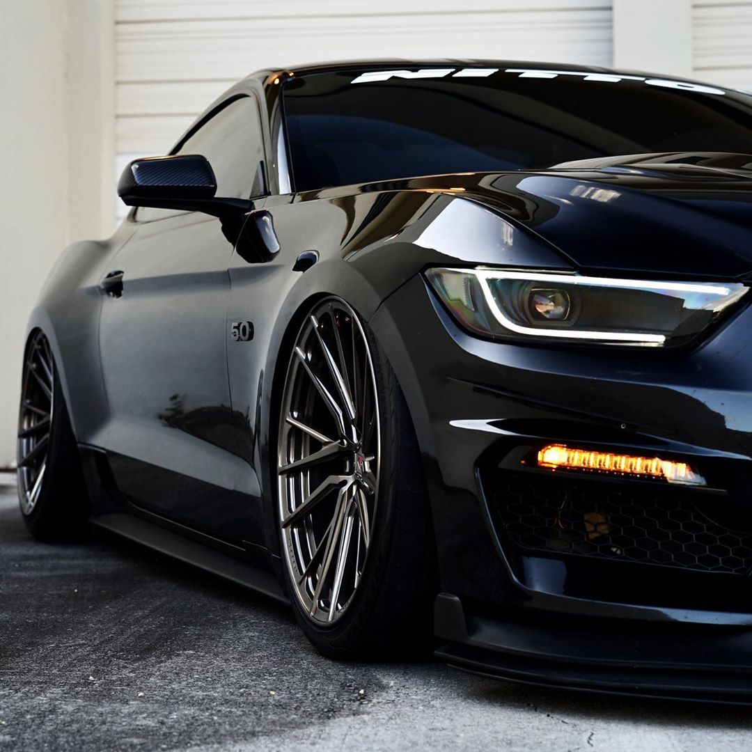 Ford Mustang 2015 with Spyder LED headlights