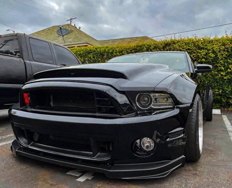 2013 Ford Mustang GT With Shelby GT500 Front-end & Super Snake Carbon Fiber Hood
