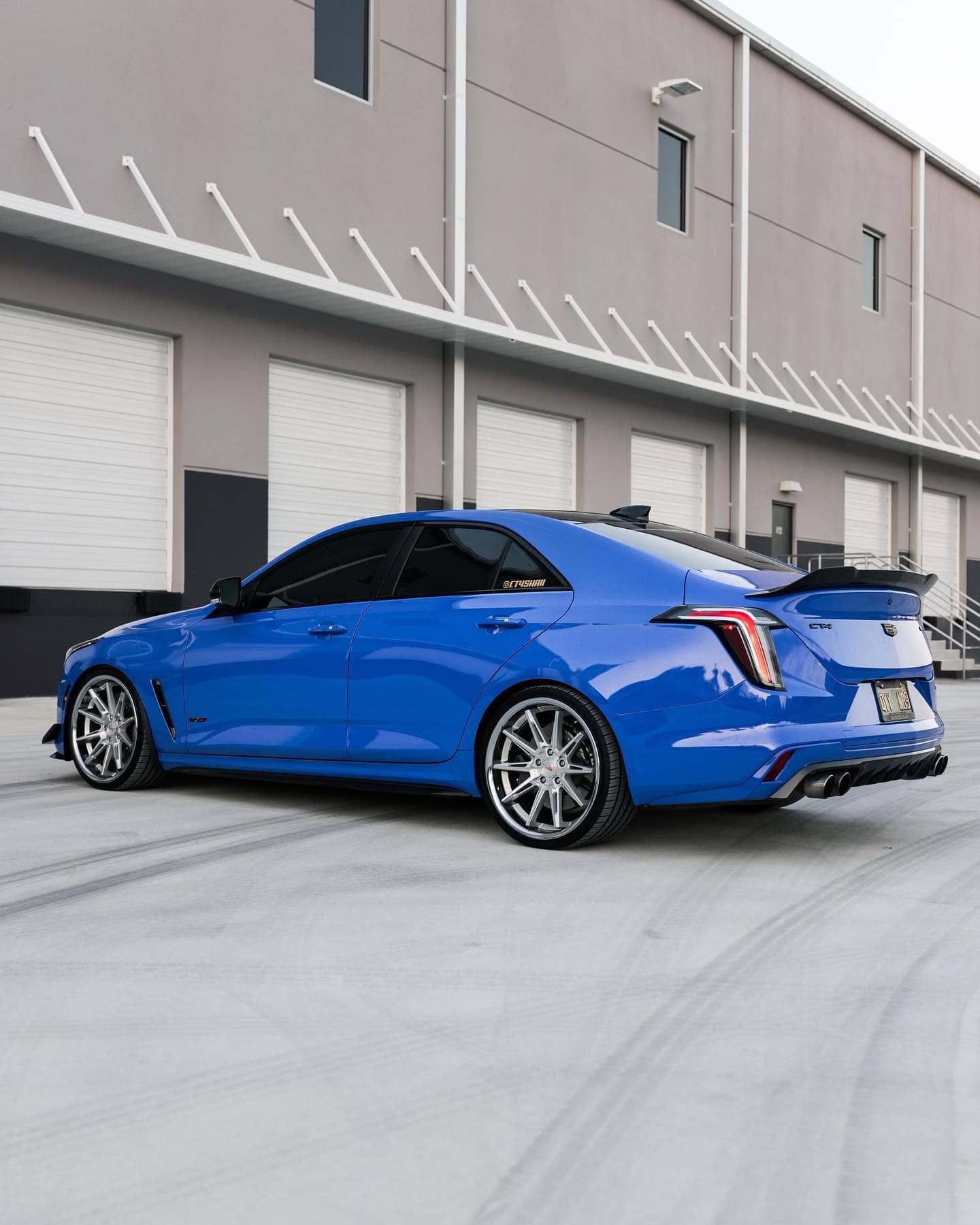 Lowered Modified 2022 Cadillac CT4-V Blackwing on 20" rims