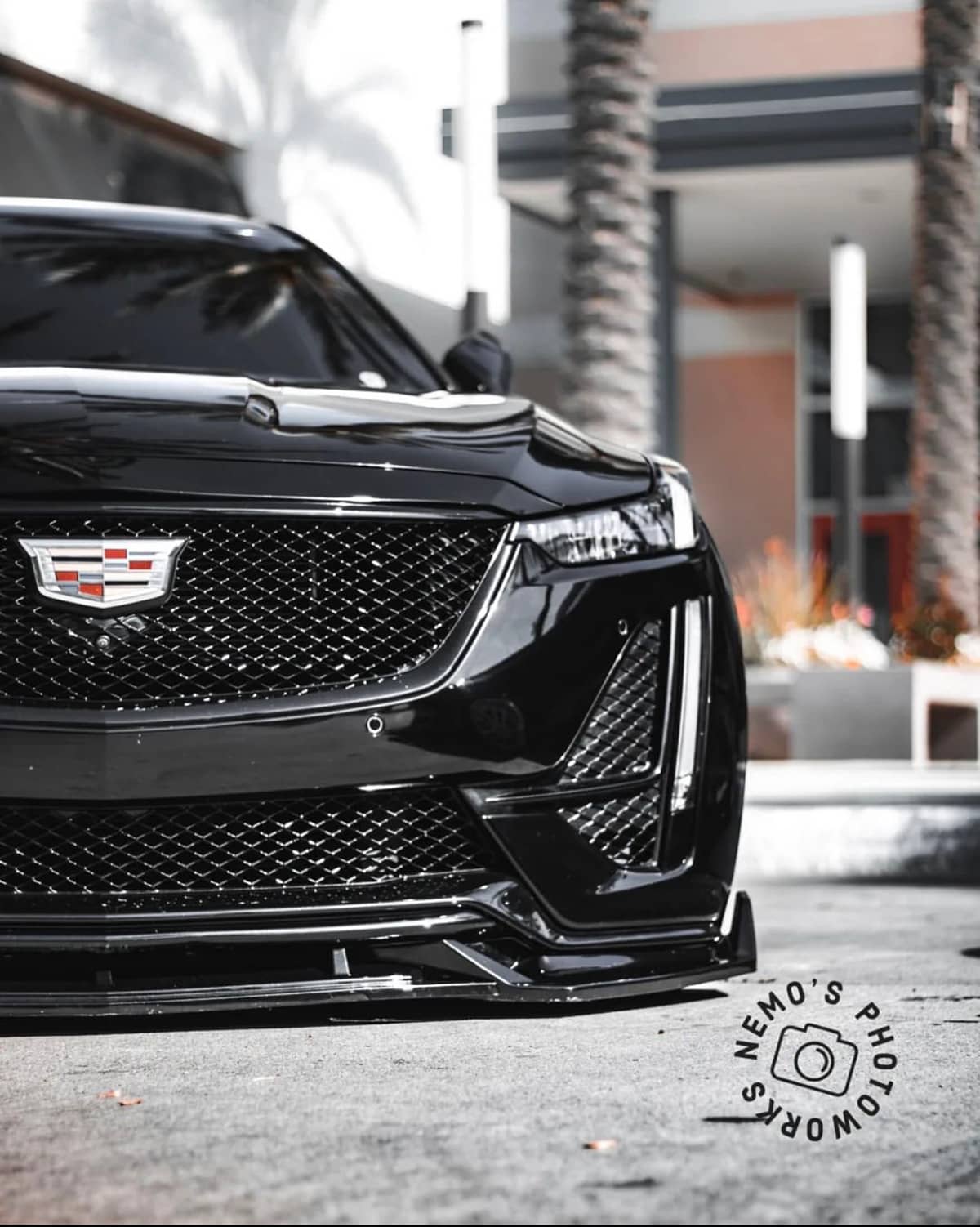 Cadillac CT5 back mesh grille