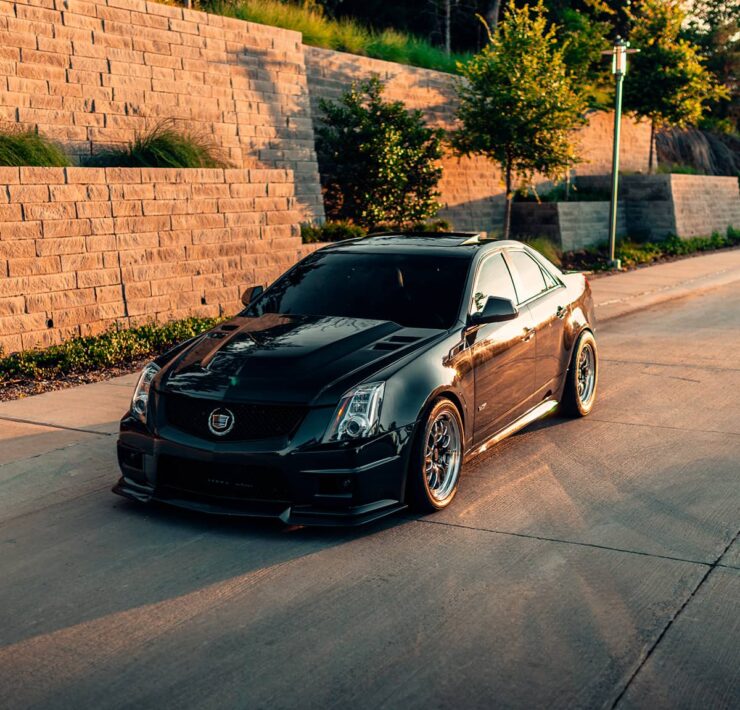 Blacked out 2nd Gen Cadillac CTS-V Sedan With Carbon Fiber Add-ons