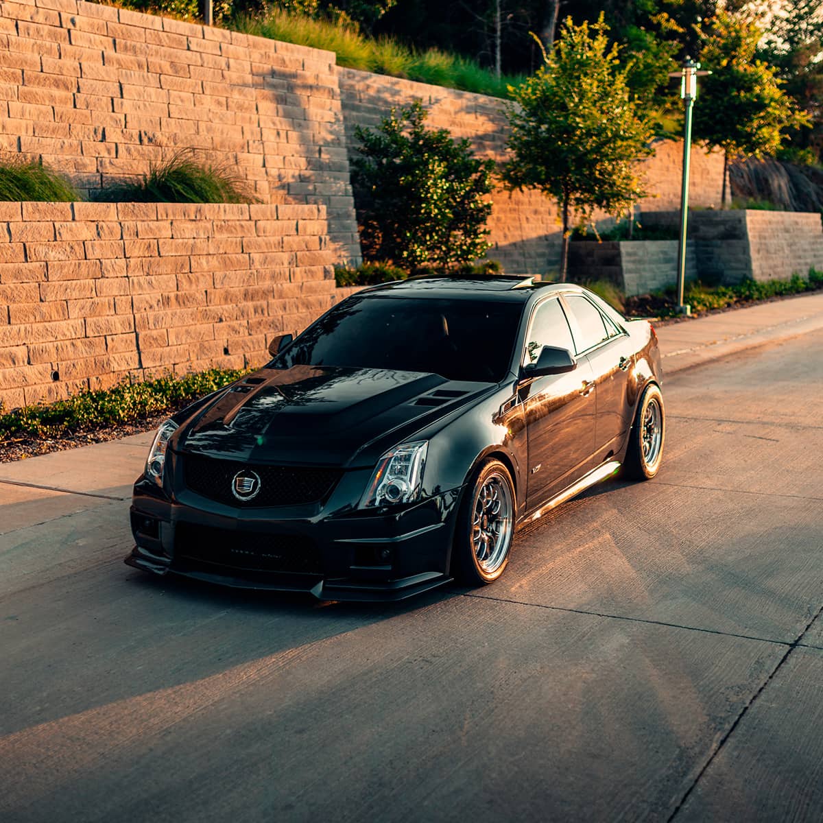 Blacked out 2nd Gen Cadillac CTS-V Sedan With Carbon Fiber Add-ons