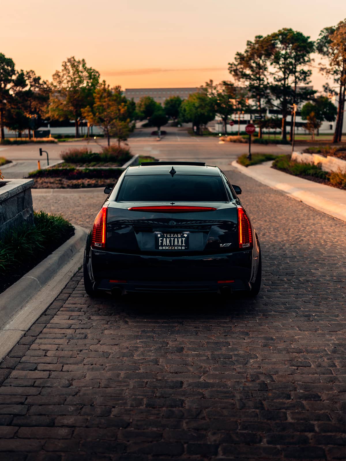 Blacked Out Cadillac CTS-V 2nd gen sedan blacked out rear LED taillights