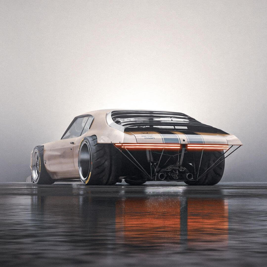 1970 Chevy Chevelle SS nascar racing aesthetics