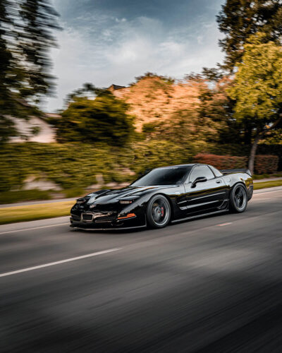 Tastefully Modified Chevy Corvette C5 Z06 with Sleepy Headlights