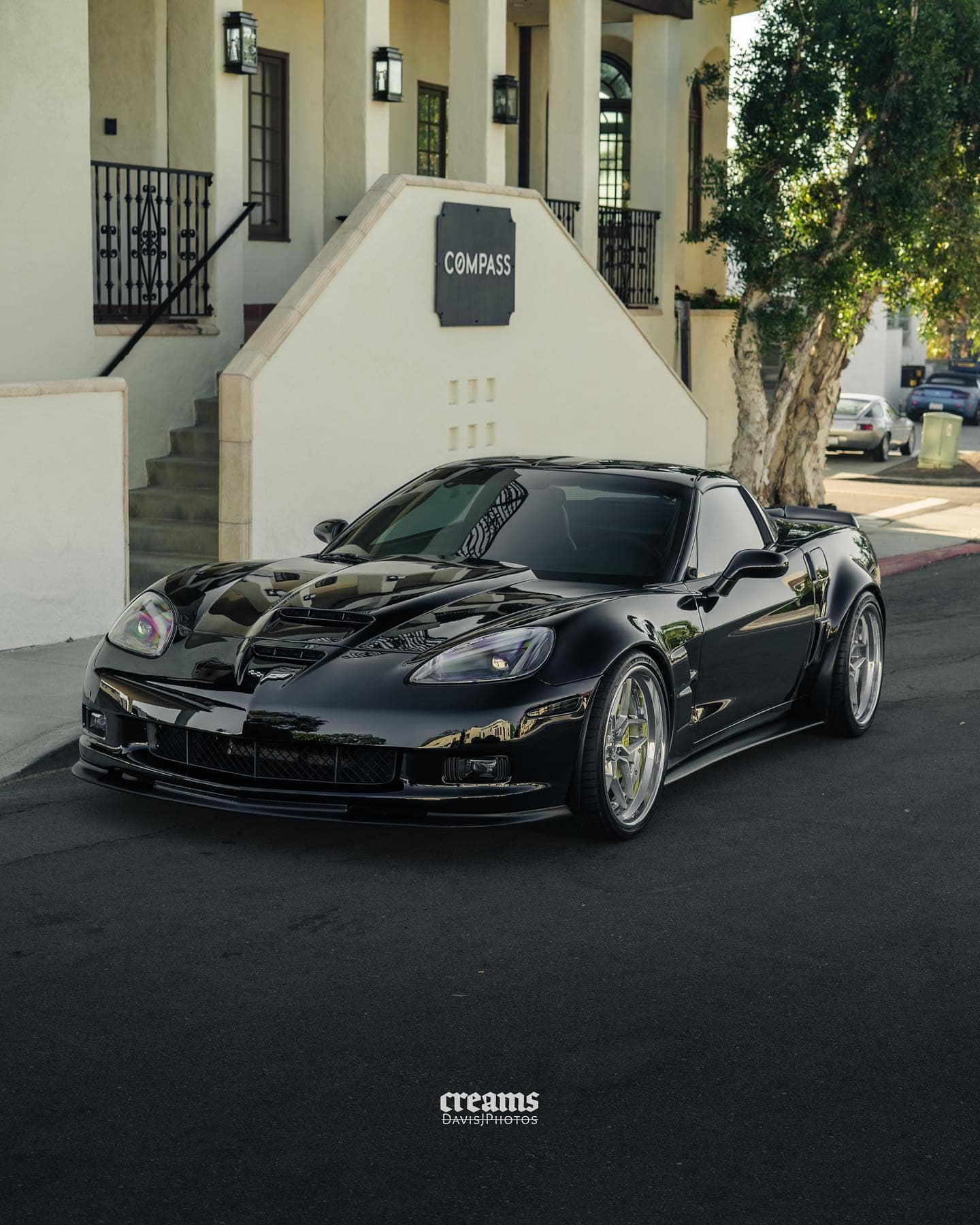 Wide body Chevy Corvette C6 Lingenfelter supercharged on PFADT Stage 3 suspension package with adjustable coilovers