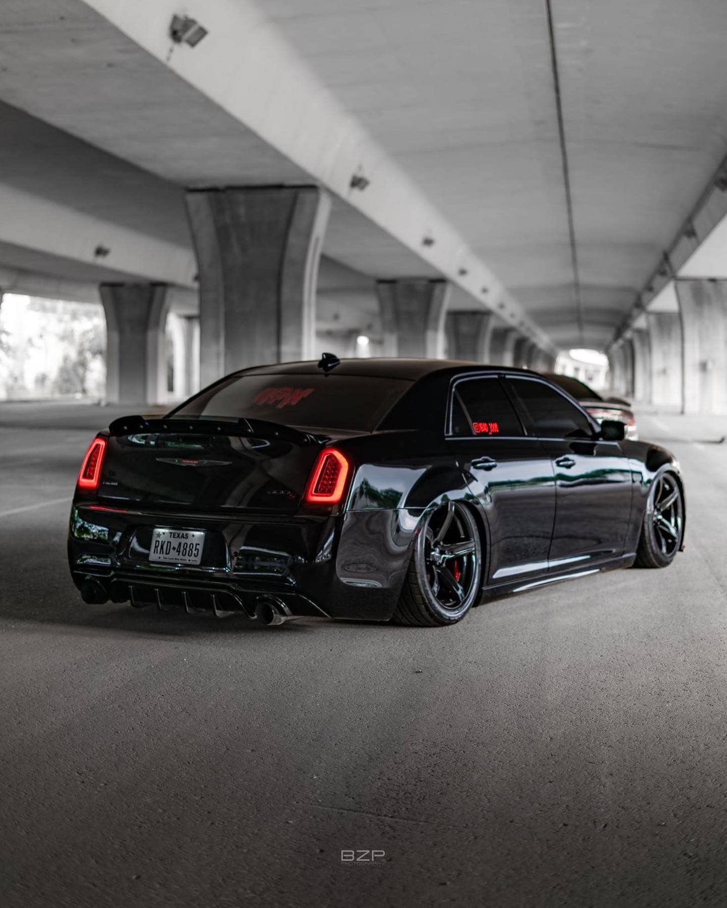 Ikon Motorsports Rear Diffuser and ZL1 Add Ons Wickerbill add a sporty touch to the elegant looks of the 300s