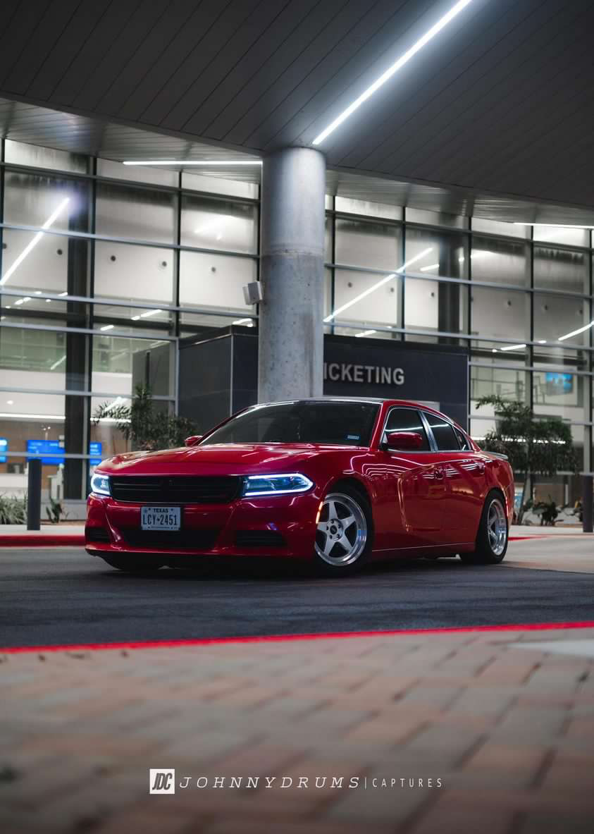 Lowered Dodge Charger SXT V6 on Godspeed Coilovers