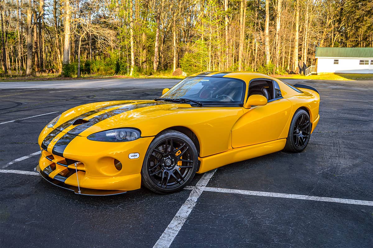 Tastefully Modified Yellow 2002 Dodge Viper GTS + Key Facts