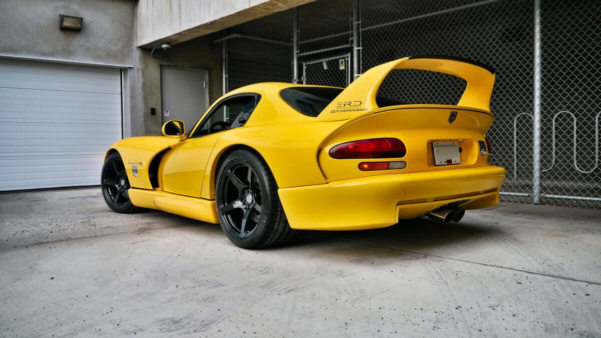 Dodge Viper with Hennessy supercharger and other mods