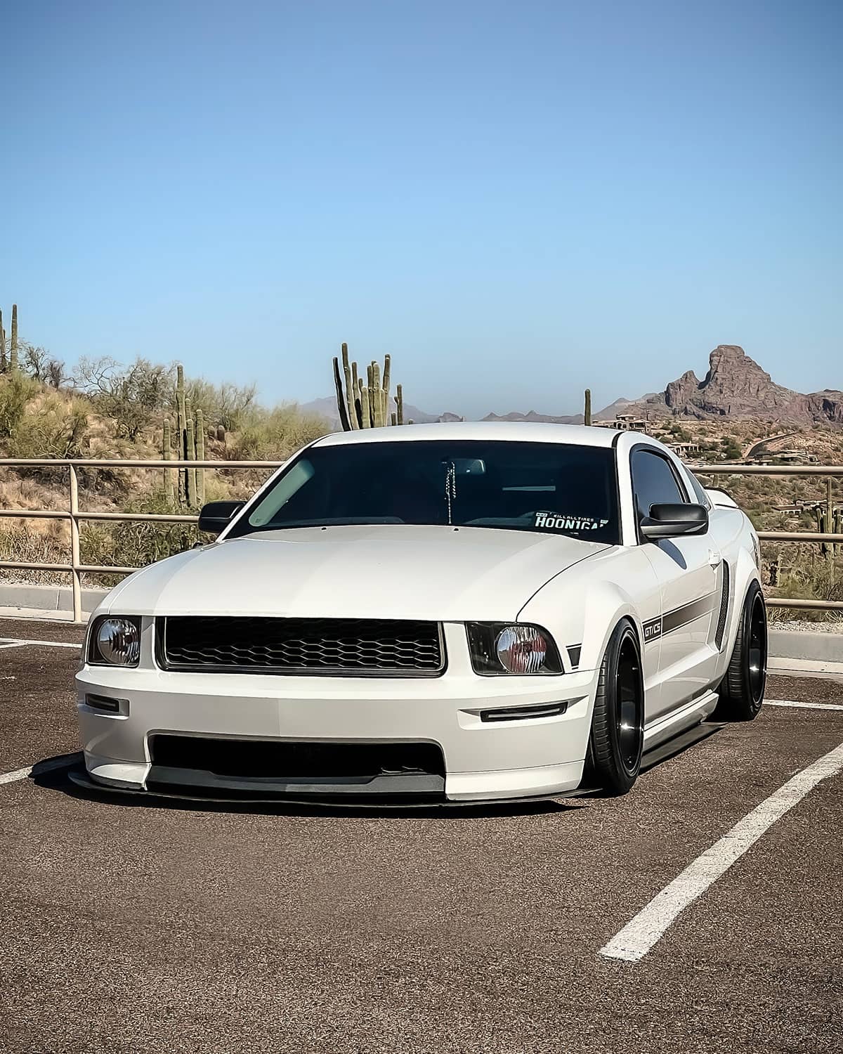 2008 Ford Mustang GT California Special front bumper with a splitter