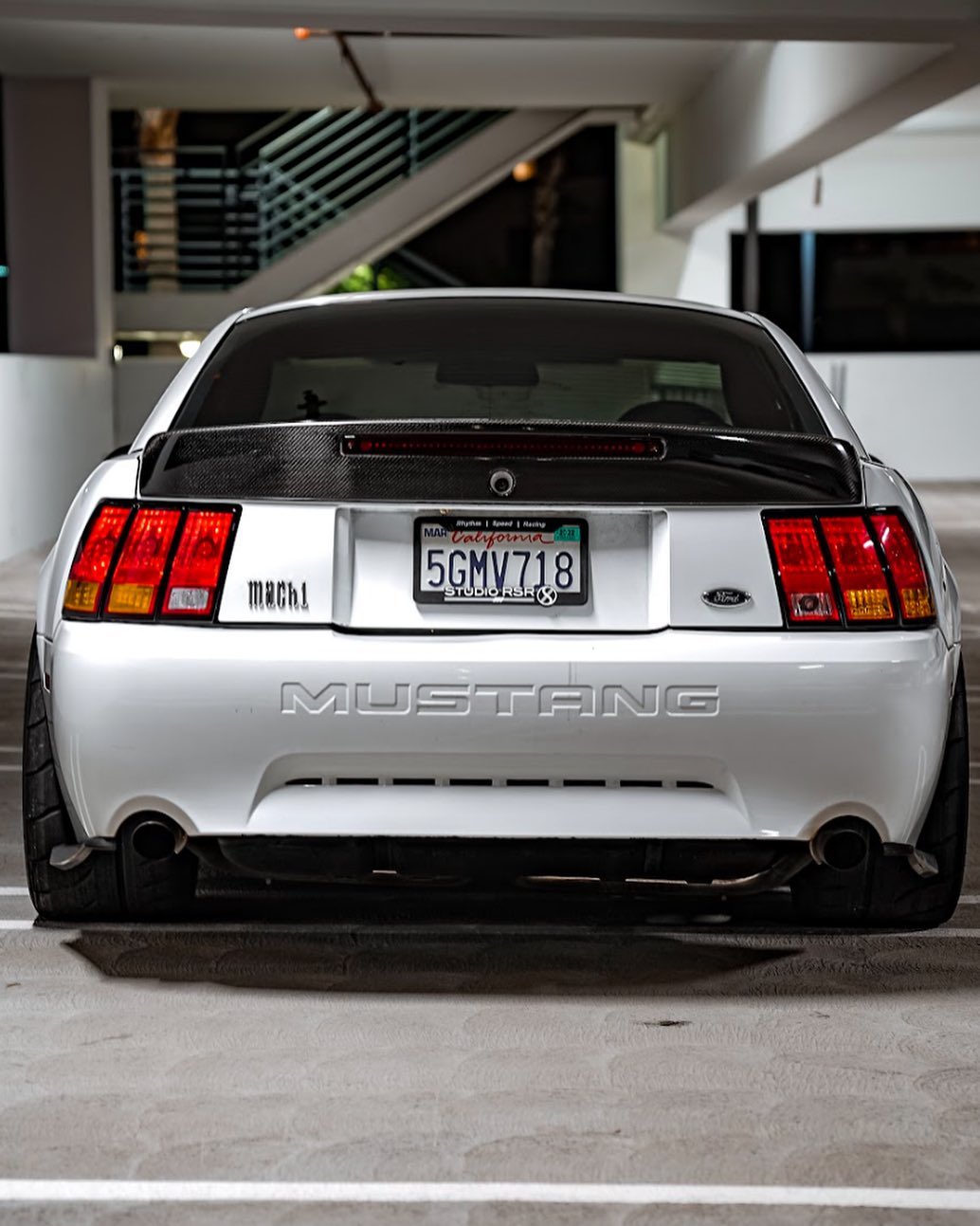 2003 Ford Mustang Mach 1 rear view with Amber sequential taillights