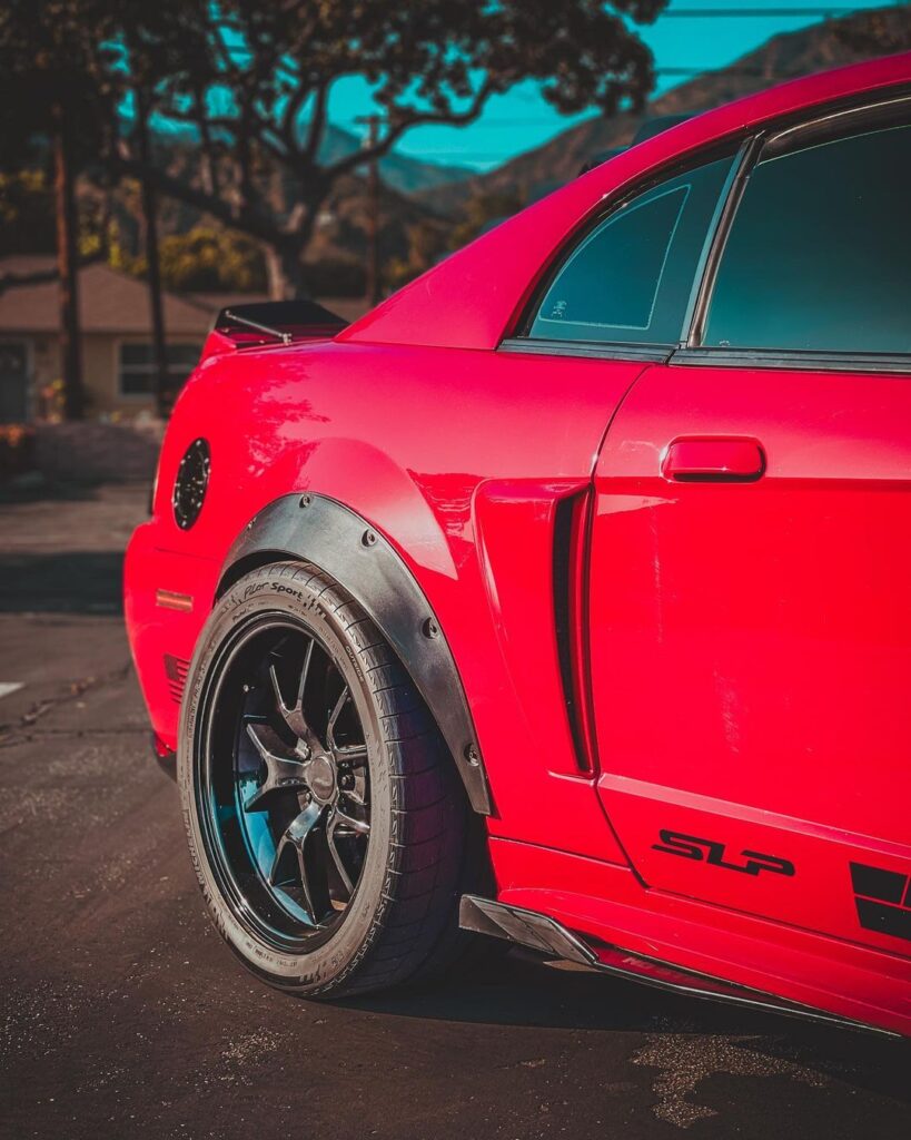 New Edge Ford Mustang With Wide Body Fender Flares And Custom Aero