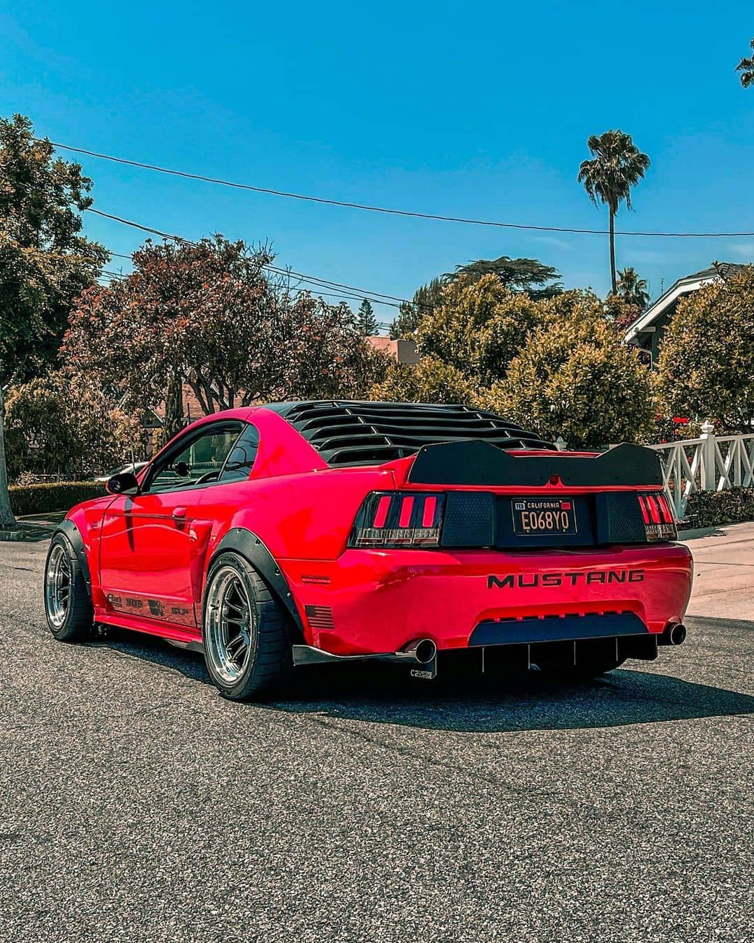 Ford Mustang New Edge with exterior mods and wide body kit