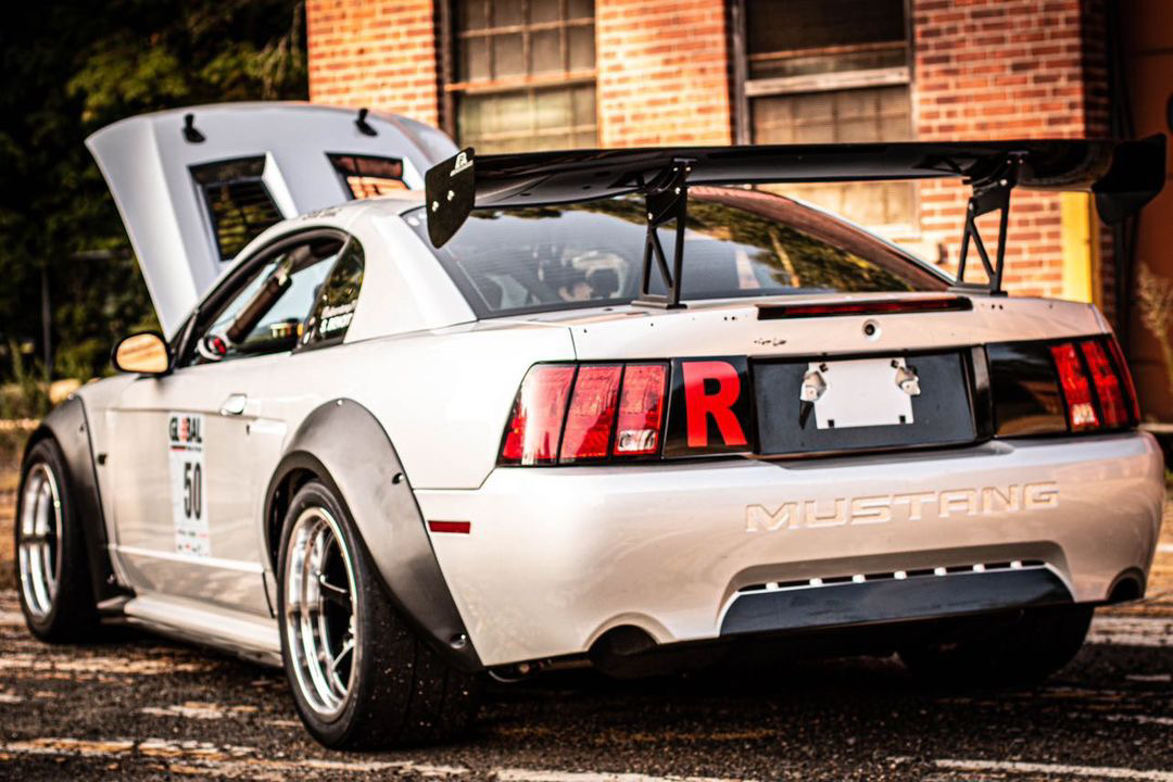 New Edge Mustang with a racing wing
