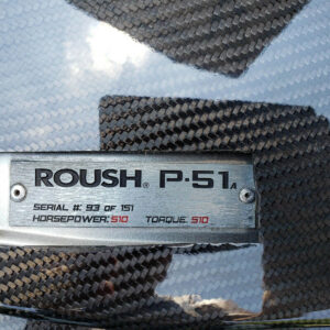 Roush P-51A name plate
