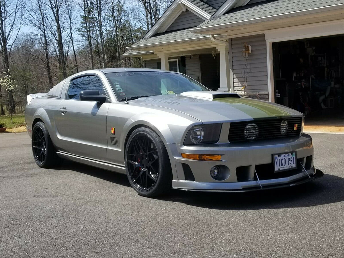 Silver Ford Mustang Roush P51a limited edition