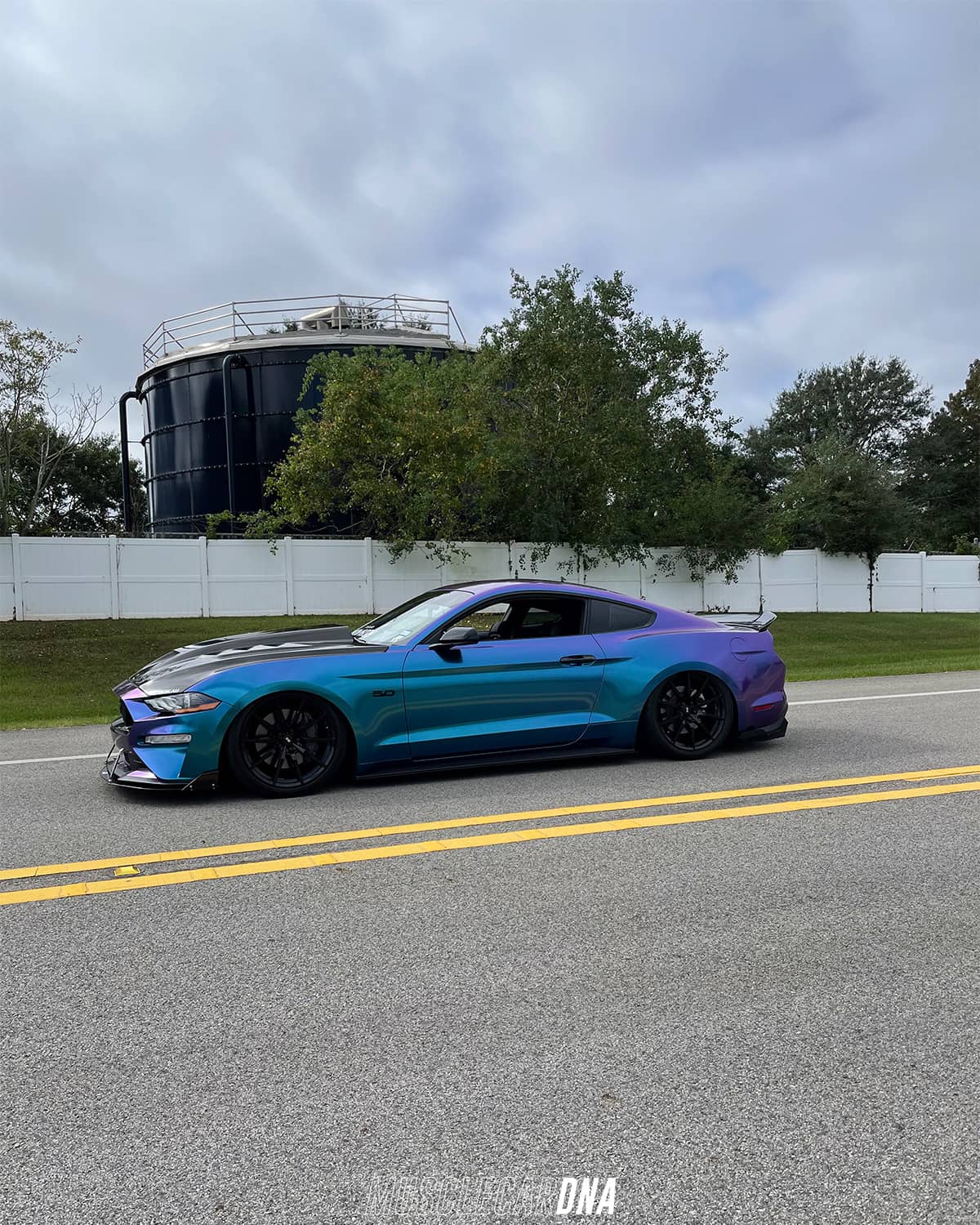 Bagged Ford Mustang GT S550 exterior mods