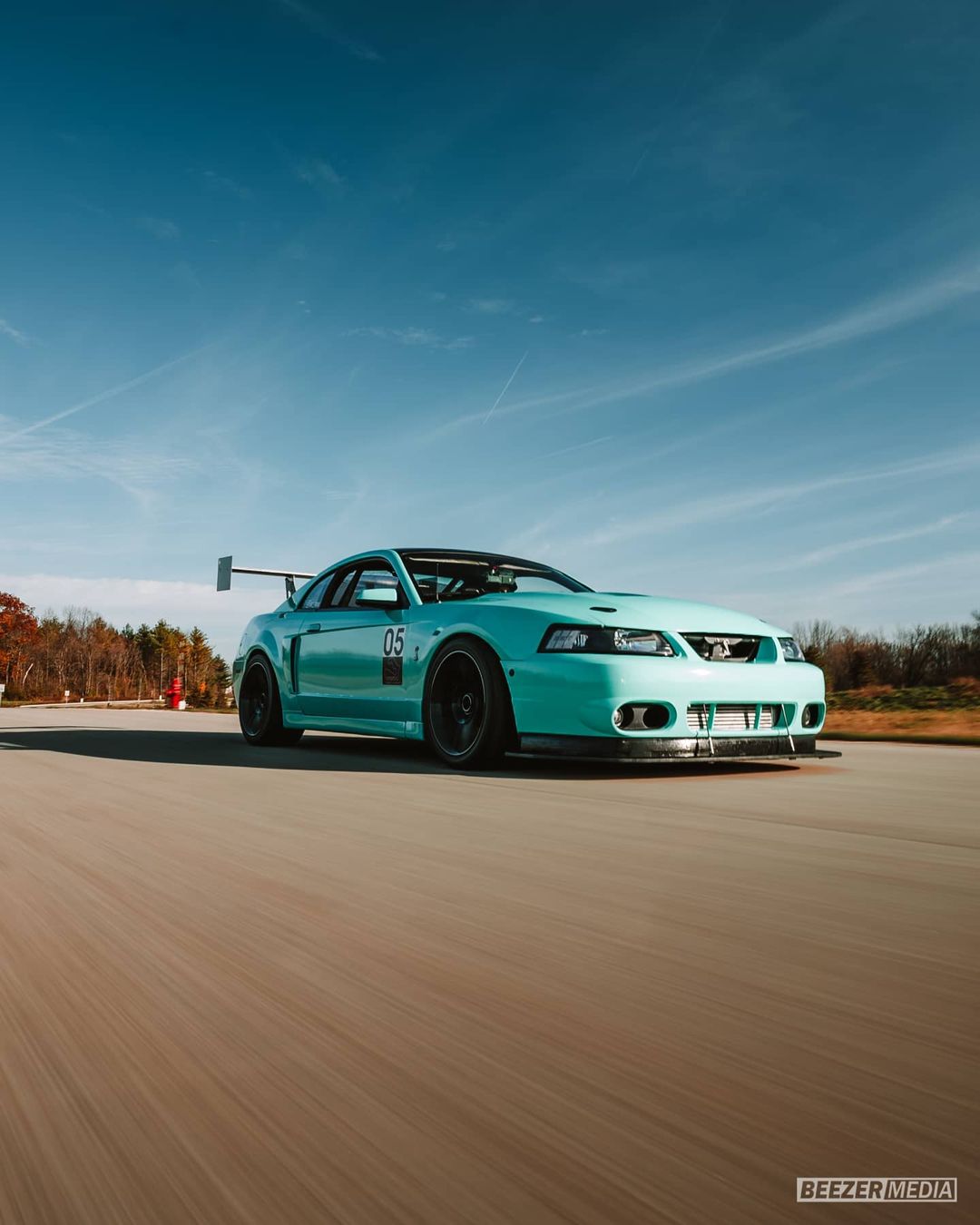 SN95 Ford Mustang Cobra terminator at the race track