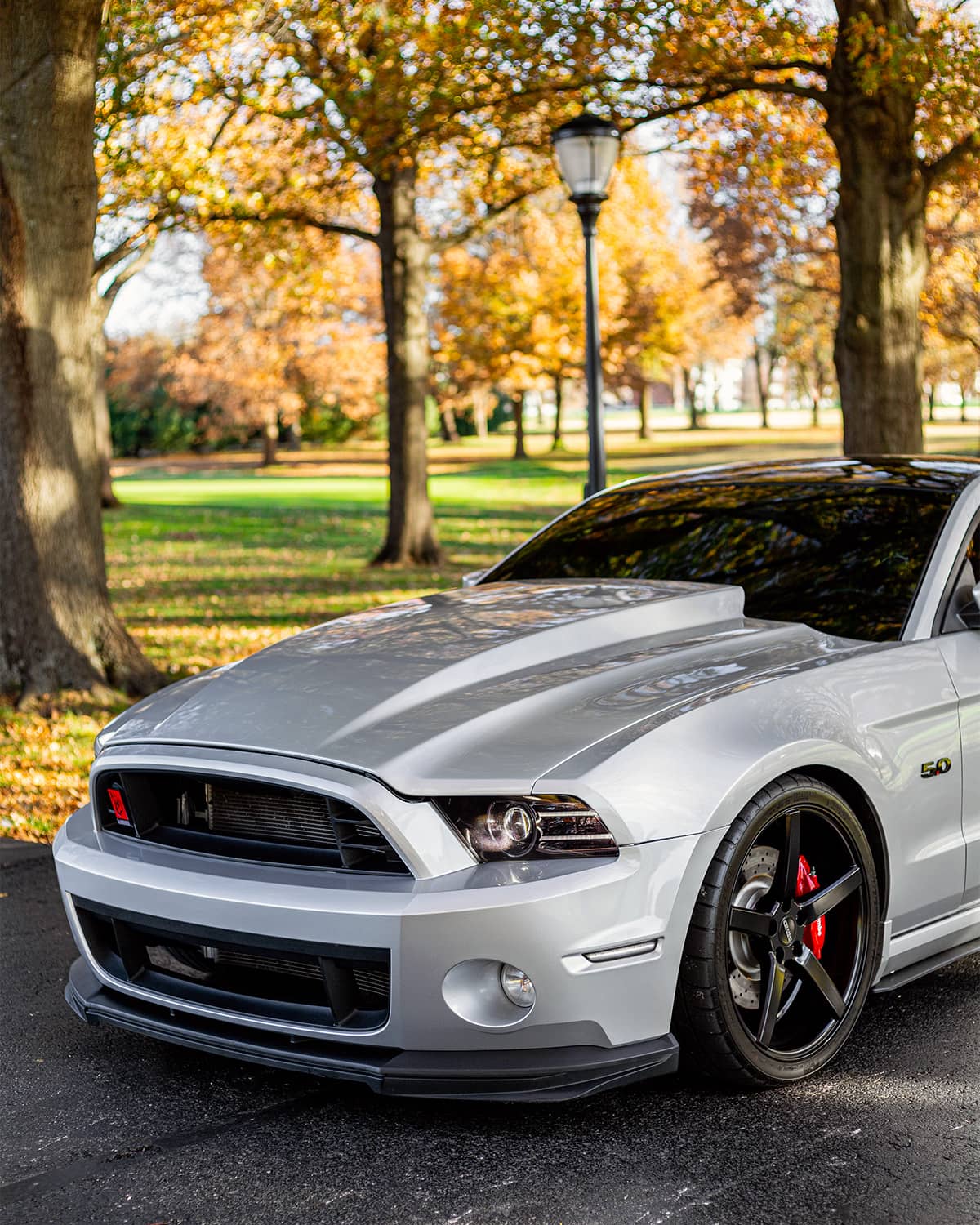 Fod Mustang GT S197 with Shelby GT500 full front end bumper conversion