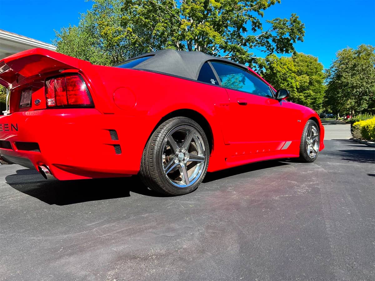 2002 Ford Mustang Saleen S281 Convertible Chrome wheels package
