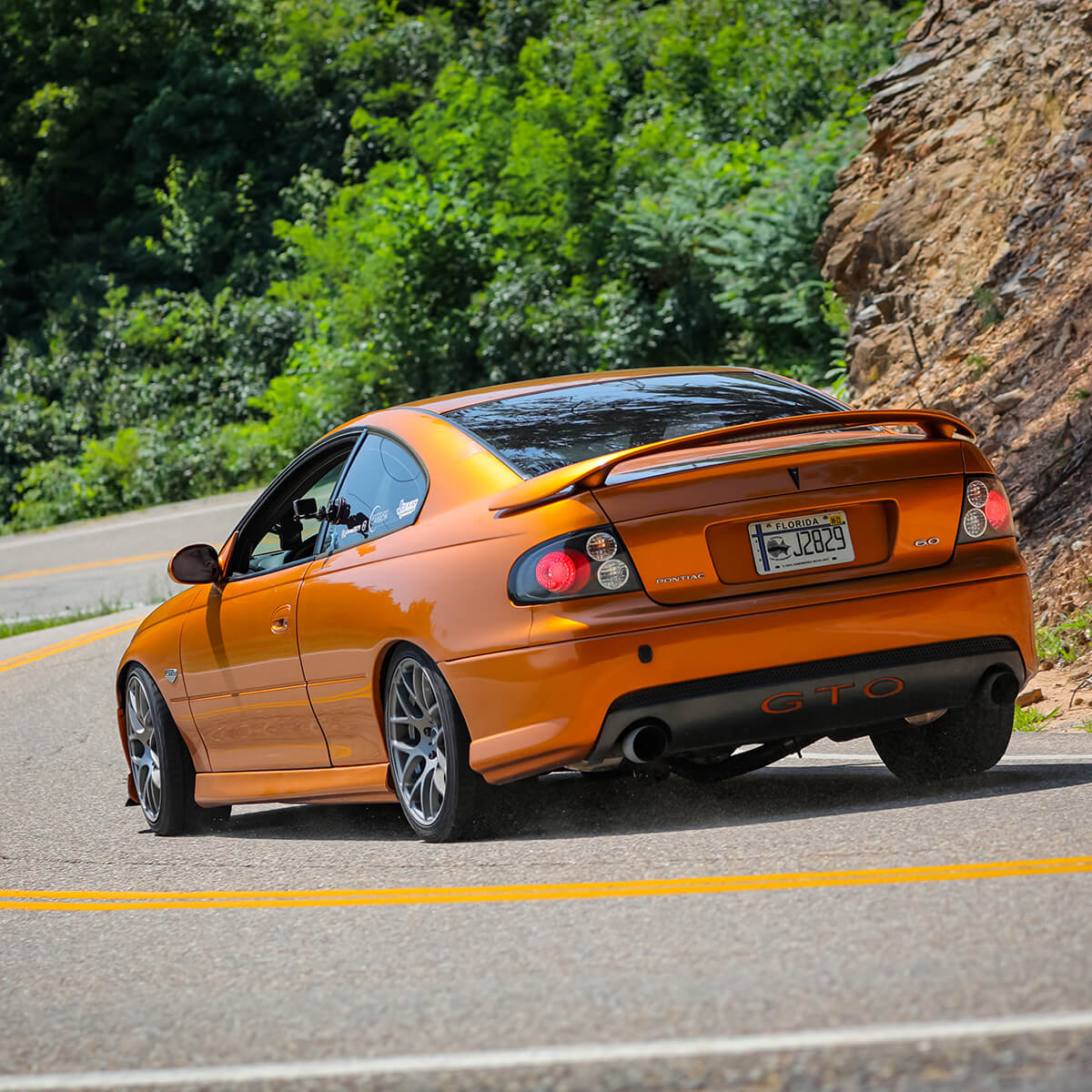 Orange metallic Pontiac GTO 2006
